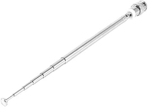 آنتن تلسکوپی اسکنر زاویه راست BNC نر خانگی XYWHPGV با رنگ نقره ای (b03ef 58a09 7742d d6e63 18d0c bfe08