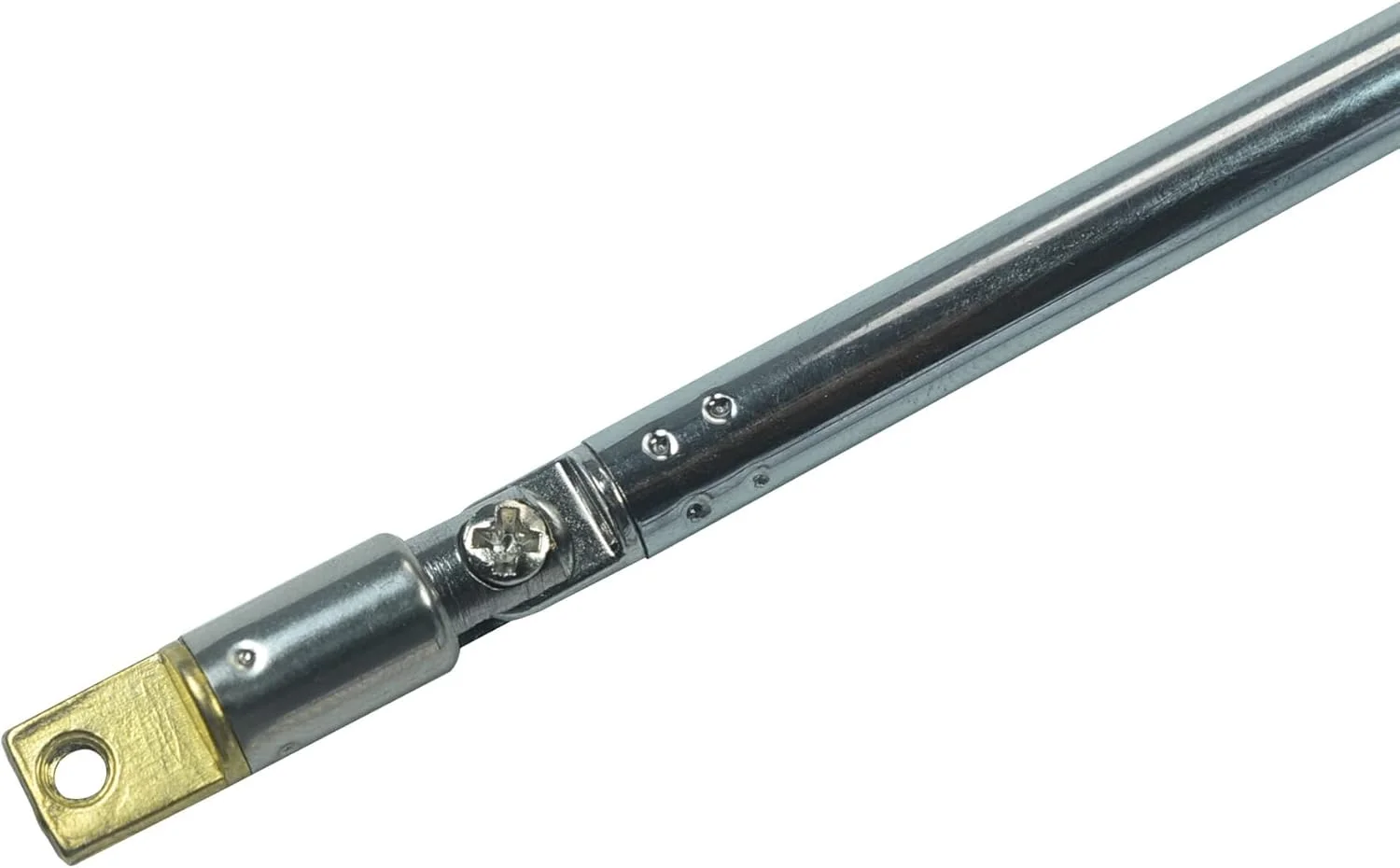 یک جفت آنتن رادیویی AM FM جهانی، طول 51 سانتی متر، آنتن تلسکوپی 6 قسمتی استیل ضد زنگ جایگزین برای رادیو و تلویزیون.