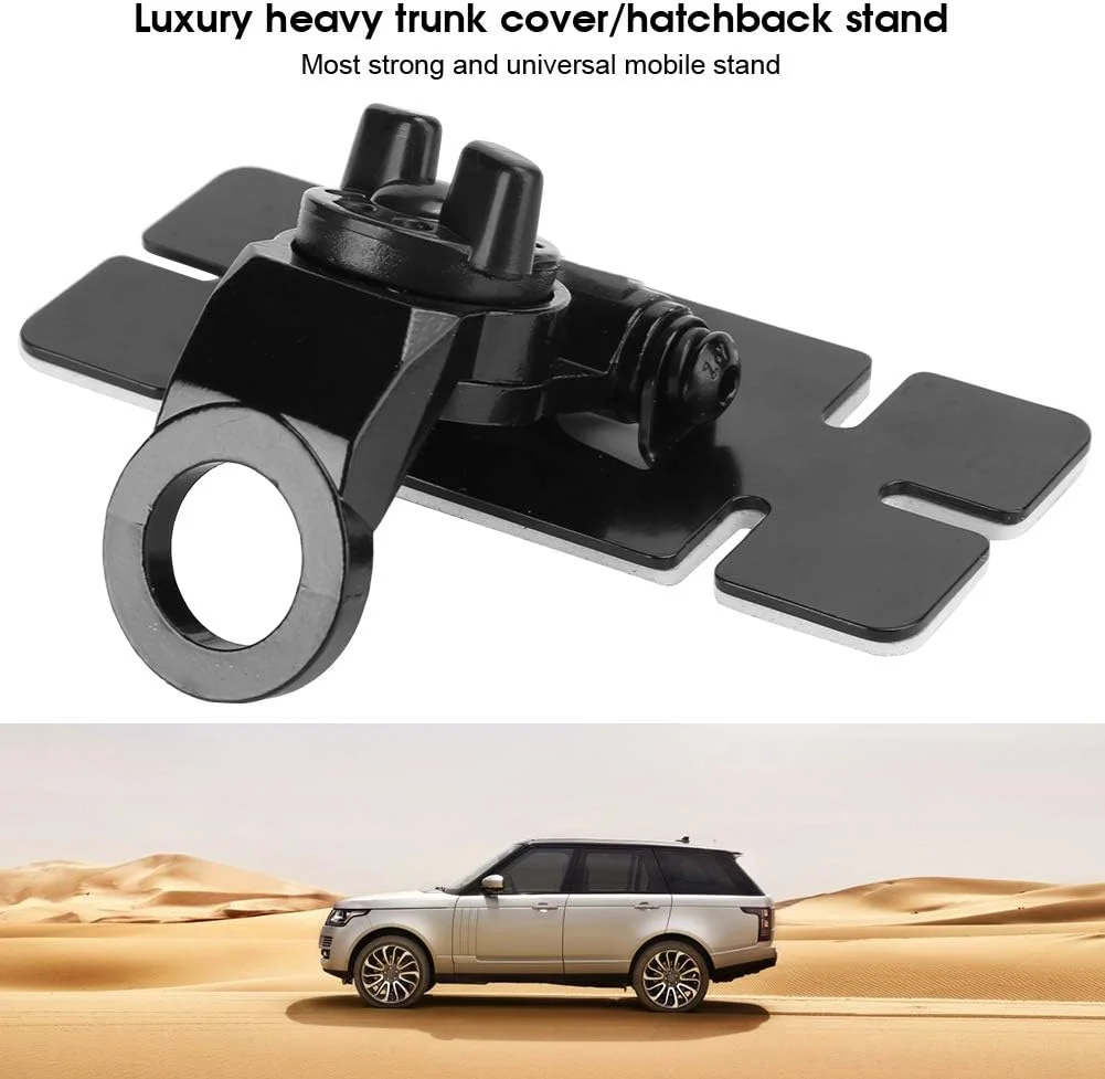 گیره پایه آنتن خودرو جهانی، پایه پوشش صندوق عقب سنگین با تنظیم 2 محوره برای نصب انعطاف پذیر، روش نصب چسبی