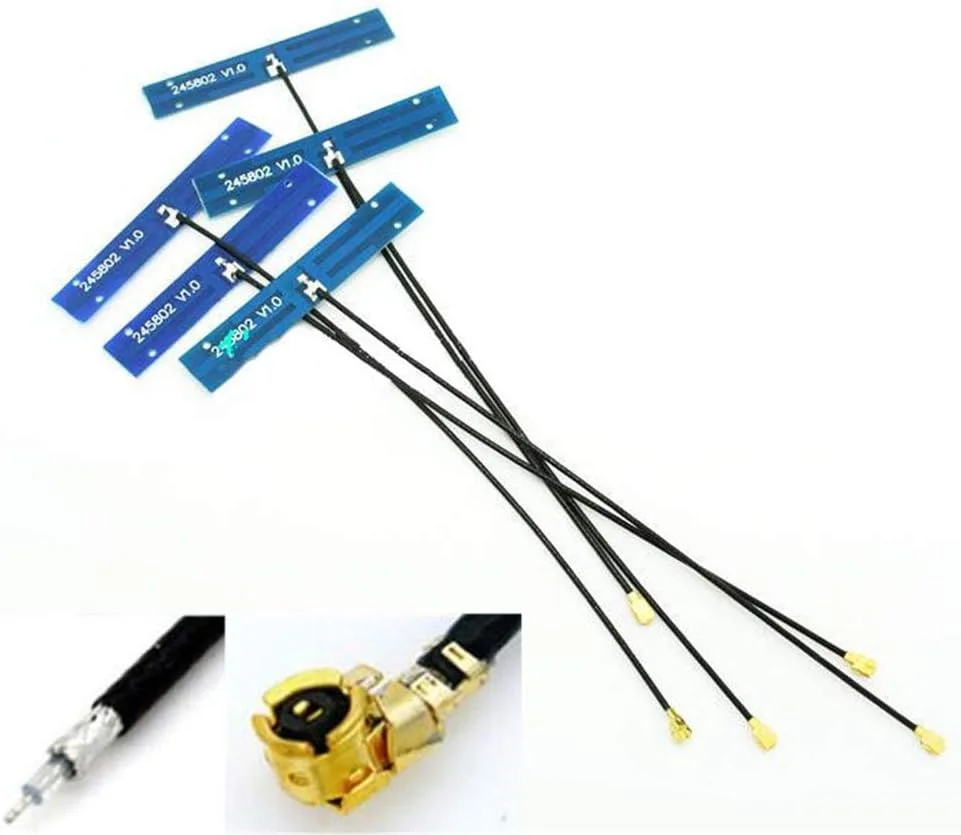 آنتن PCB امنی دو بانده 2.4G/5G/5.8G وای فای داخلی Wixine با کانکتور IPX - بسته 3 عددی