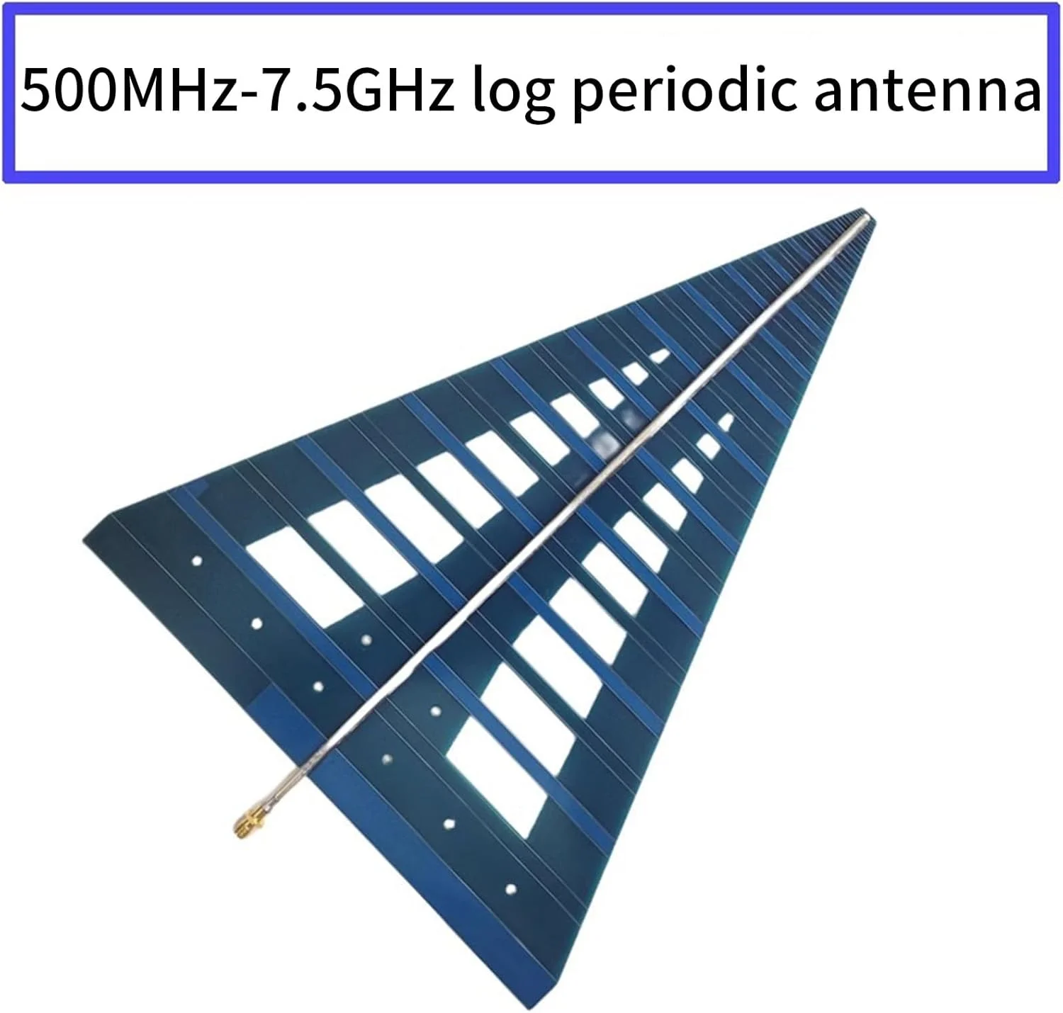 آنتن های دوره ای پهن باند 500 مگاهرتز تا 7.5 گیگاهرتز با بهره 6dBi اندازه گیری پهن باند برای تجزیه و تحلیل سیگنال ها بهره جهت دار