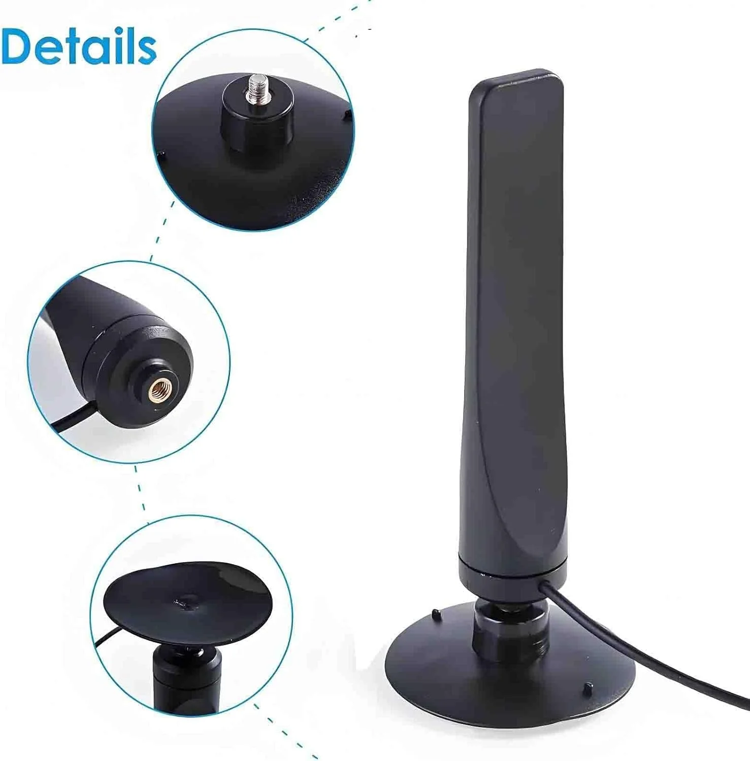 آنتن تلویزیون Wavevista، آنتن تلویزیون Vivoloop، آنتن تلویزیون مکنده پلاگ اند پلی، Wave Vista برای آنتن تلویزیون، آنتن تلویزیون شفاف 4k، آنتن تلویزیون برای کانال های محلی، آنتن دیجیتال برای تلویزیون هوشمند داخلی (3 عدد)