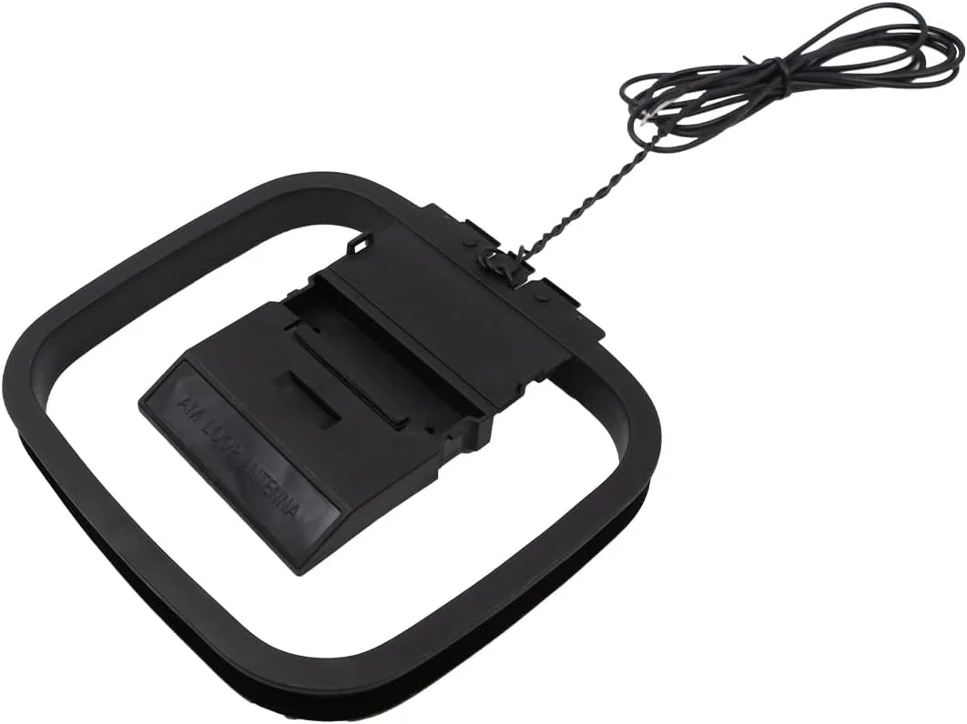 آنتن رادیویی لوپ FM AM با امپدانس 75 اهم WANGCL برای رادیو HD داخلی، رادیو FM، گیرنده استریو بلوتوث، گیرنده صوتی و تصویری AV، سینمای خانگی