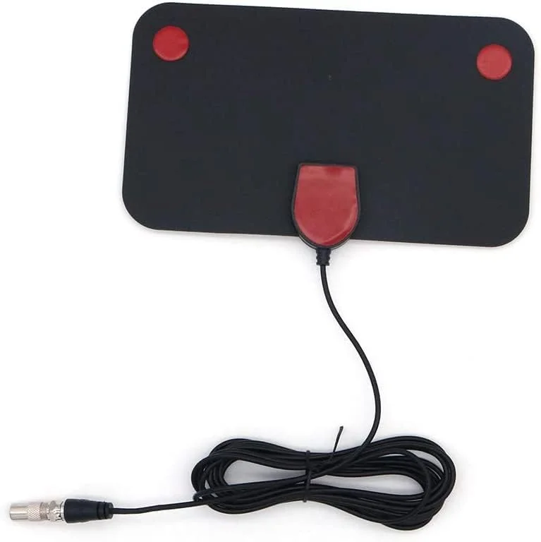 آنتن تلویزیون دیجیتال کوچک داخلی با برد 50 مایل، تقویت کننده سیگنال F-TV سازگار با HDTV 4K