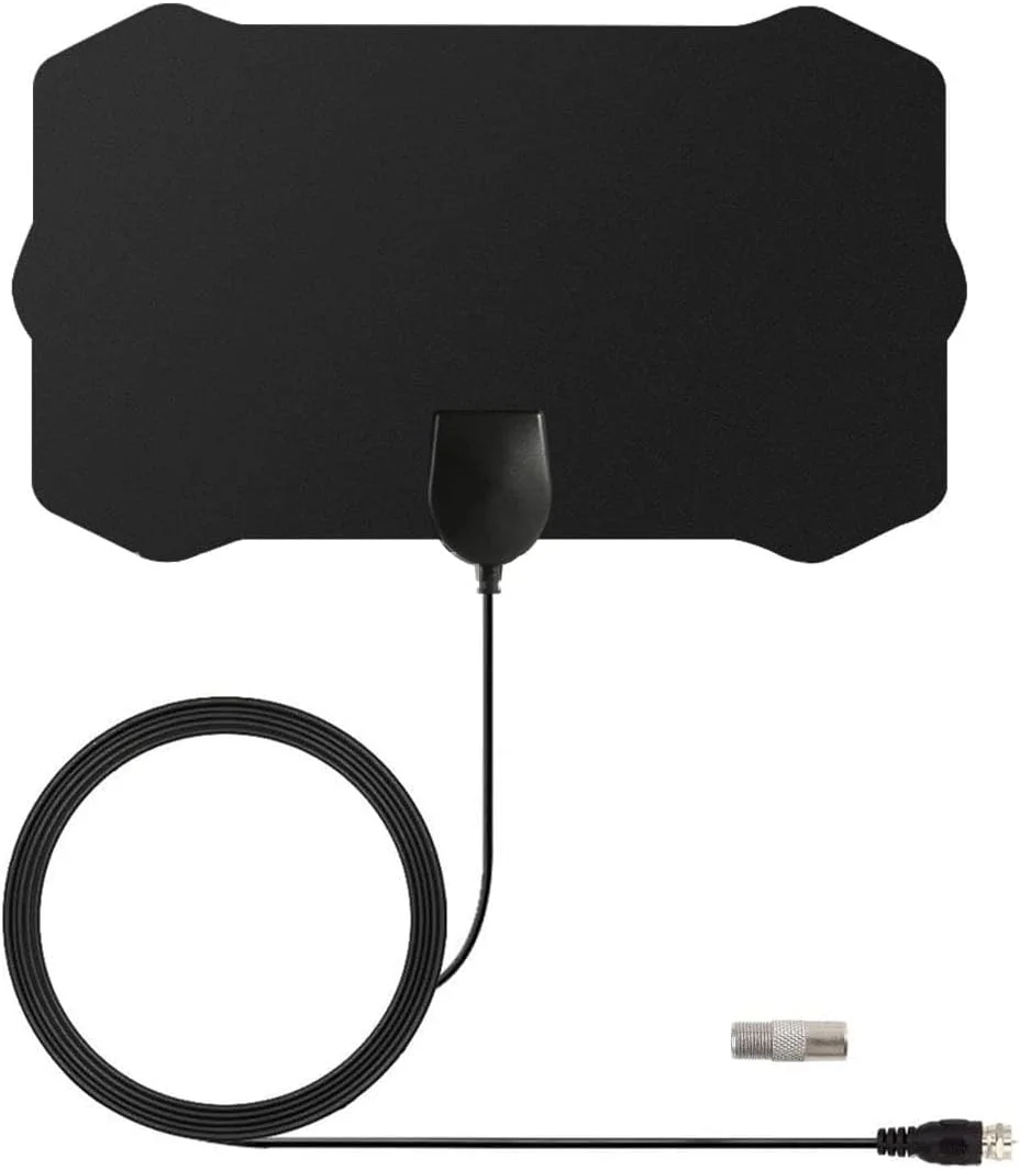 آنتن تلویزیون دیجیتال کوچک با برد 50 مایل، تقویت کننده سیگنال F-TV سازگار، آنتن داخلی HDTV 4K ATSC