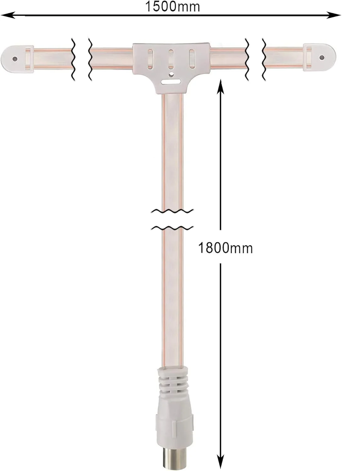 آنتن FM مدل ANT-108، آنتن رادیویی دیجیتال دوقطبی داخلی برای رادیوهای خانگی و گیرنده های استریو