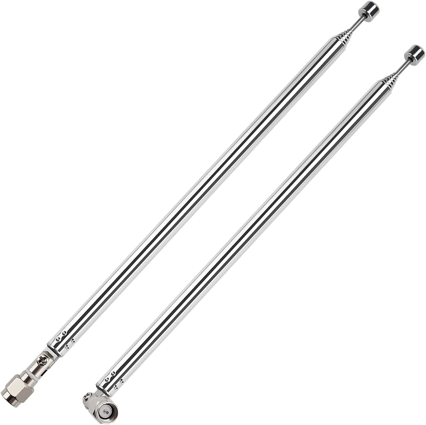 آنتن تلسکوپی جایگزین VooGenzek، دو عددی، 100 سانتی متری، 7 قسمتی، آنتن DAB FM، آنتن رادیو قابل حمل، با کانکتور SMA نر، برای دریافت استریو DAB AM/FM آنتن تلسکوپی جایگزین VooGenzek، دو عددی، 100 سانتی متری، 7 قسمتی، آنتن DAB FM، آنتن رادیو قابل حمل، با کانکتور SMA نر، برای دریافت استریو DAB AM/FM