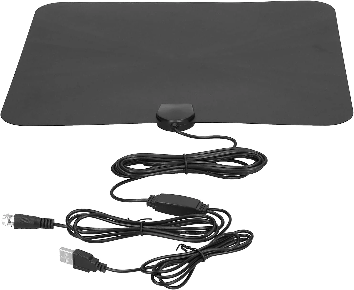 آنتن تلویزیون دیجیتال HD تقویت شده Vomeko، برد بلند 80 مایل - تقویت کننده سیگنال هوشمند داخلی