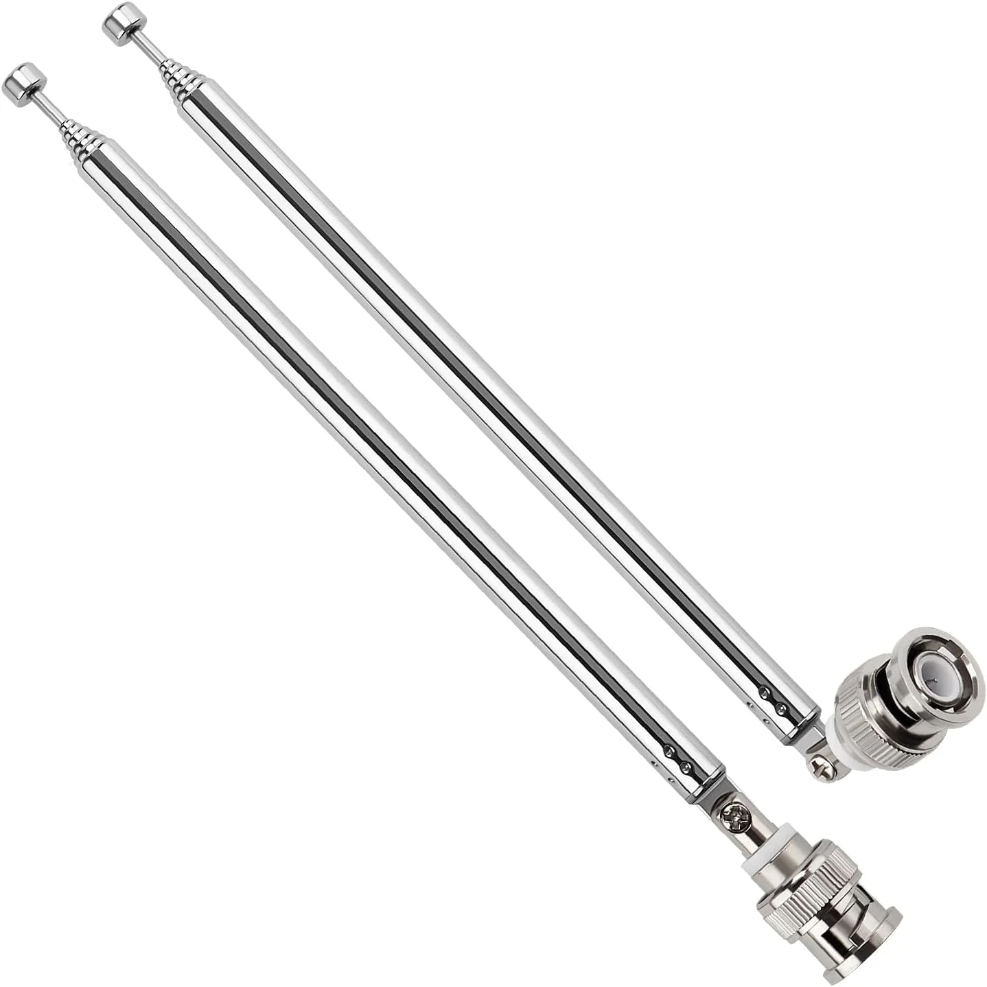 آنتن تلسکوپی رادیویی FM ووجنزک، 2 عددی، 75 سانتی متری، 7 قسمتی، آنتن تلسکوپی قابل حمل، آنتن تلسکوپی جایگزین با دوشاخه BNC برای گیرنده استریو DAB FM/AM تلویزیون آنتن تلسکوپی رادیویی FM ووجنزک، 2 عددی، 75 سانتی متری، 7 قسمتی، آنتن تلسکوپی قابل حمل، آنتن تلسکوپی جایگزین با دوشاخه BNC برای گیرنده استریو DAB FM/AM تلویزیون