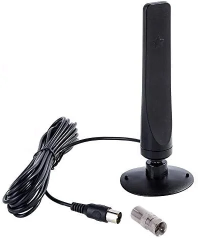 آنتن تلویزیون HD داخلی WANGCL، آنتن گیرنده دیجیتال HD تقویت شده با بهره بالا، نصب آسان، مناسب برای تلویزیون خانگی DVB-T2 / تلویزیون خودرو