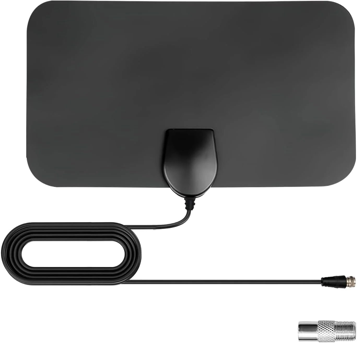 آنتن تلویزیون داخلی Verazquy، آنتن دیجیتال تلویزیون 4K تقویت شده با برد بلند 200+ مایل، کابل کواکسیال برای پشتیبانی از تلویزیون رایگان، تلویزیون HD محلی 4K 1080P و سایر وضوح کانال