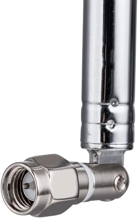 آنتن تلسکوپی 8 قسمتی Vecys با کانکتور SMA نر، آنتن جایگزین رادیو 735 سانتیمتری برای تلویزیون، رادیو AM FM و گیرنده استریو (2 عدد) آنتن تلسکوپی 8 قسمتی Vecys با کانکتور SMA نر، آنتن جایگزین رادیو 735 سانتیمتری برای تلویزیون، رادیو AM FM و گیرنده استریو (2 عدد)