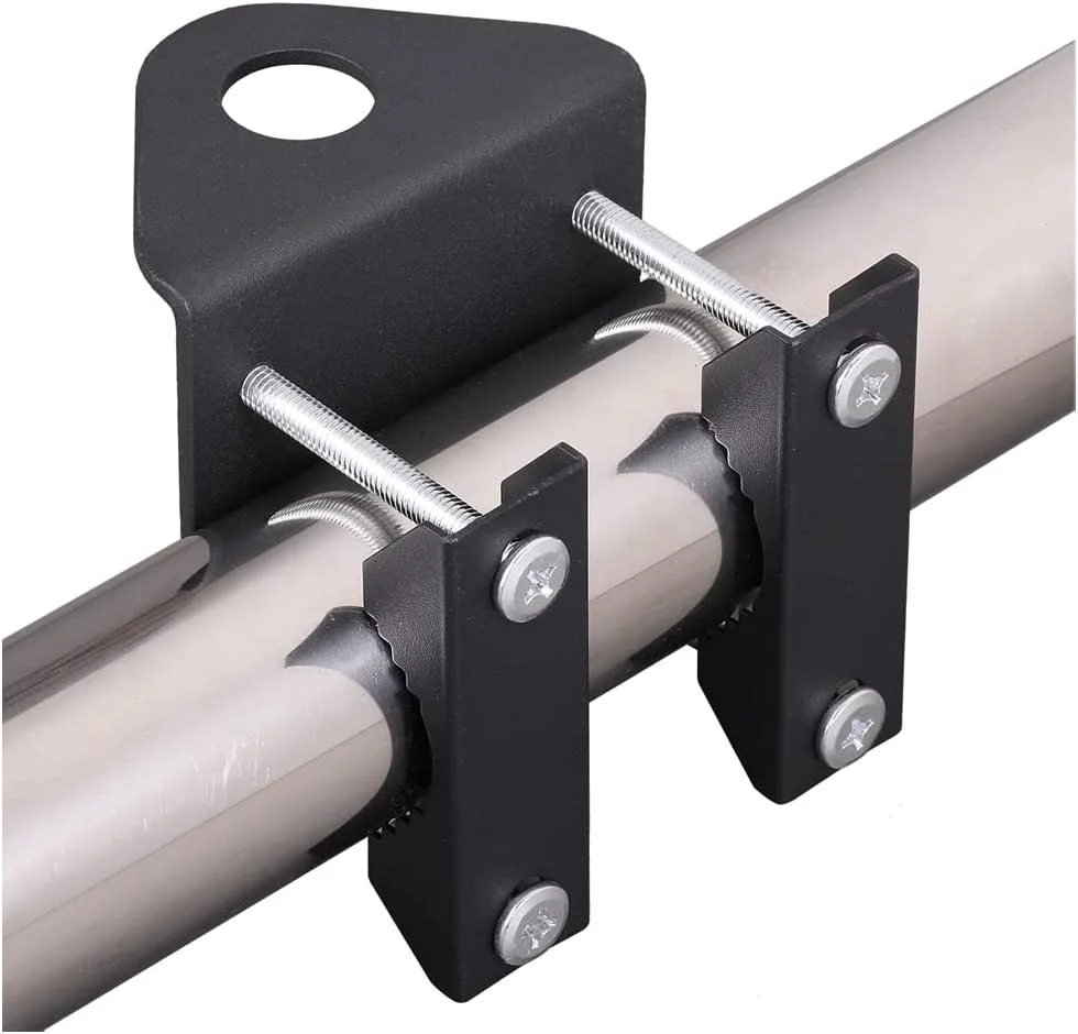 پایه آنتن مشکی VANROUG، یک عدد، سوراخ 3/4 اینچ، براکت آنتن موبایل فولادی ضخیم