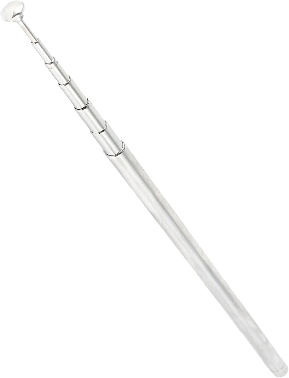 آنتن تلسکوپی 7 قسمتی رادیو FM و تلویزیون uxcell، رنگ نقره ای، 97 سانتی متر