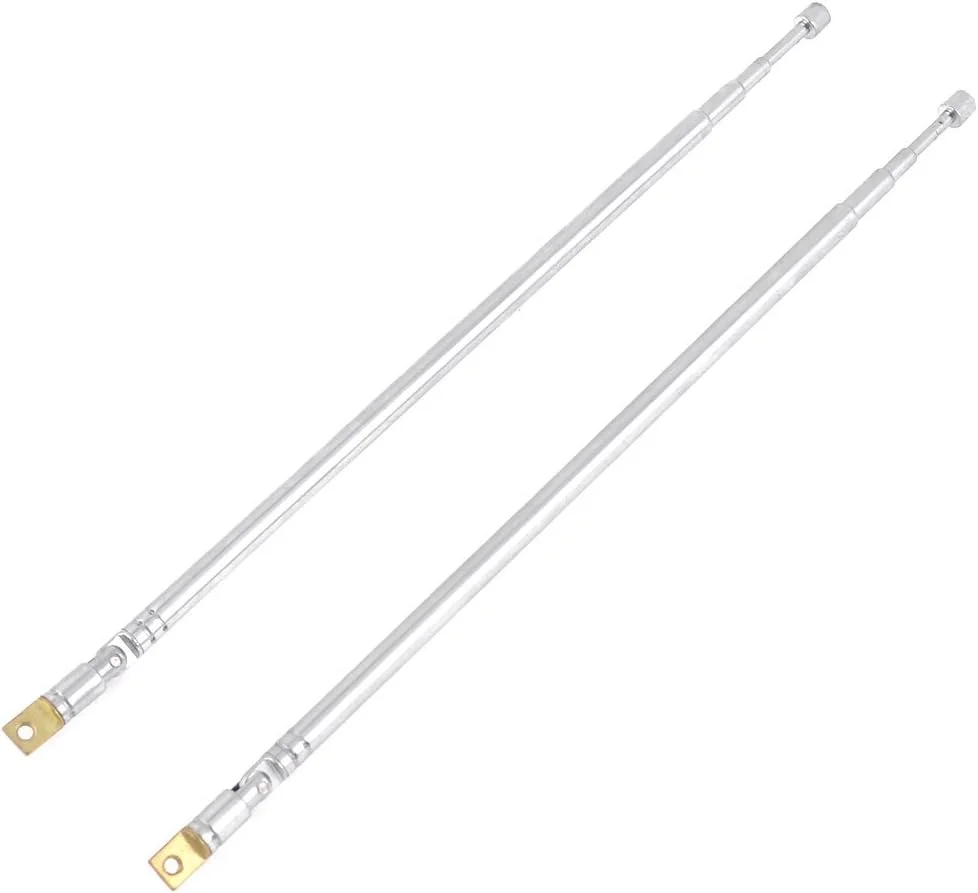 آنتن تلسکوپی جهانی 4 قسمتی uxcell sourcingmap، 2 عدد به طول 62.5 سانتی متر، آنتن کششی استریو رادیو FM برای رادیو AM FM، آنتن رادیو AM FM استیل ضد زنگ برای رادیو قابل حمل استریو خانگی آنتن تلسکوپی جهانی 4 قسمتی uxcell sourcingmap، 2 عدد به طول 62.5 سانتی متر، آنتن کششی استریو رادیو FM برای رادیو AM FM، آنتن رادیو AM FM استیل ضد زنگ برای رادیو قابل حمل استریو خانگی