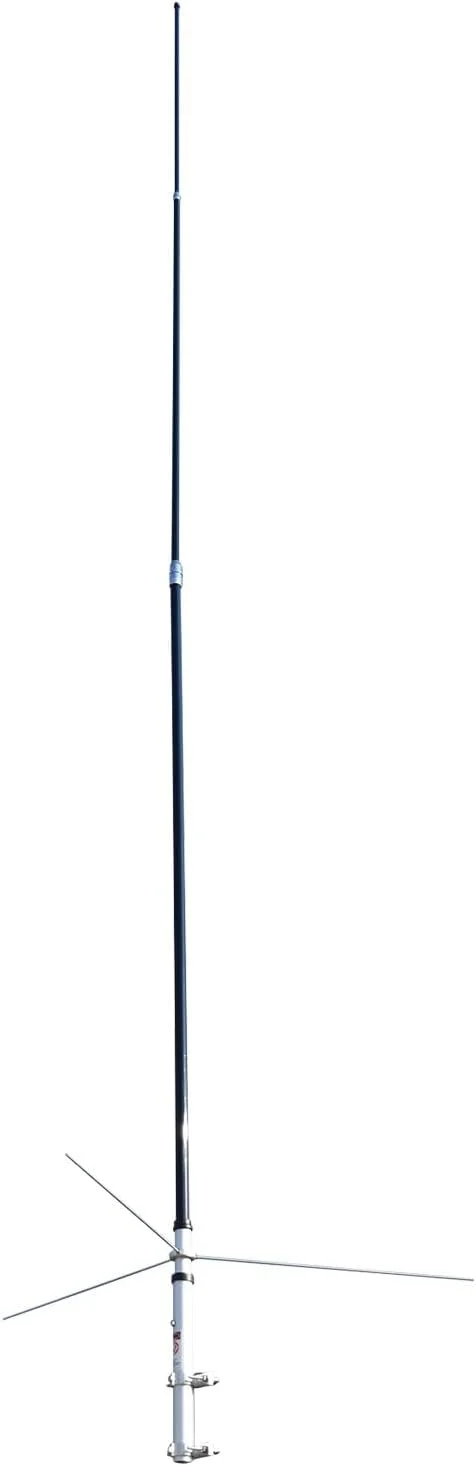 آنتن پایه فایبرگلاس سه بخشی دو بانده 200 واتی Tram با کانکتور UHF SO-239 50 اهم، ارتفاع 17 فوت