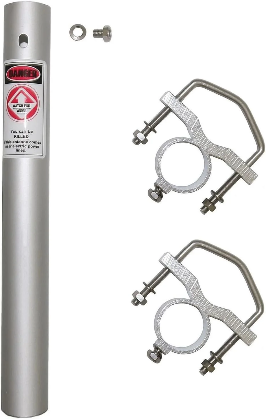 آنتن پایه فایبرگلاس سه بخشی دو بانده 200 واتی Tram با کانکتور UHF SO-239 50 اهم، ارتفاع 17 فوت آنتن پایه فایبرگلاس سه بخشی دو بانده 200 واتی Tram با کانکتور UHF SO-239 50 اهم، ارتفاع 17 فوت