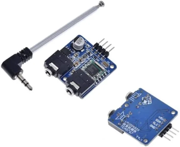 ماژول رادیو استریو FM مدل TEA5767 برای 76-108 مگاهرتز به همراه آنتن کابلی رایگان