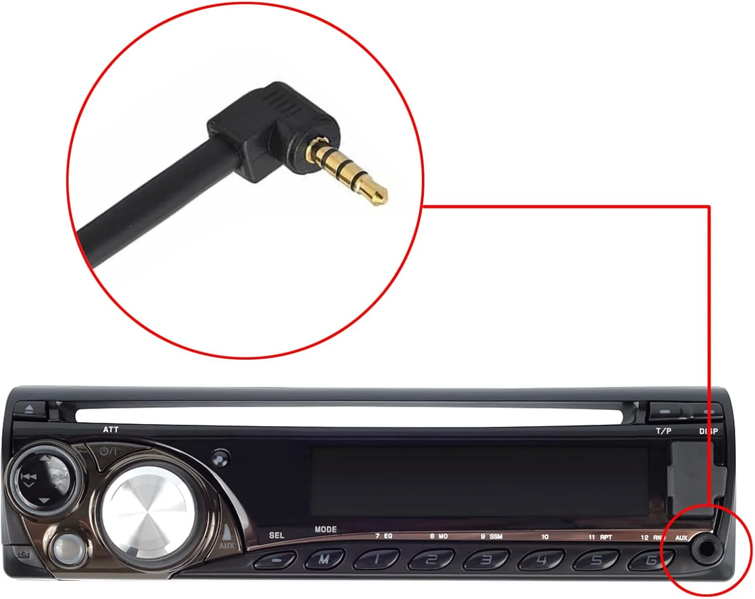 کابل جایگزین آنتن FM با فیش 3.5 میلی‌متری TAPDRA برای Bose، مشکی