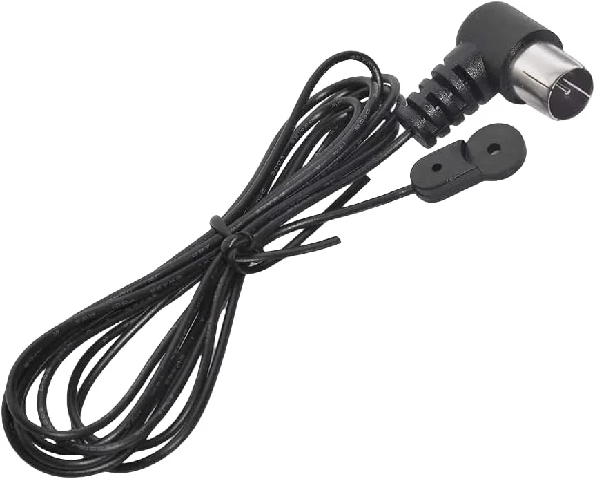 آنتن دوقطبی FM و آنتن حلقه ای AM تکتو 75 اهم برای سیستم استریو رادیویی یاماها، مارانتز، اونکیو، پایونیر، رادیو داخلی، استریو بلوتوث خانگی، گیرنده صوتی و تصویری AV، گیرنده سینمای خانگی