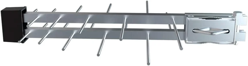 آنتن تلویزیون بیرونی تقویت شده STRONG - 18dB - دریافت HD/UHD TNT - فیلتر 4G/5G - UHF 470~790 - مونتاژ سریع - جمع و جور - کابل 20 متری