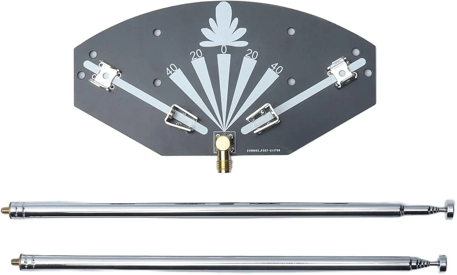 آنتن میله ای FM شیپوری Starrypxl 75-360 مگاهرتز با بهره بالا و کنترل از راه دور برای تلویزیون های صوتی و تصویری خانگی