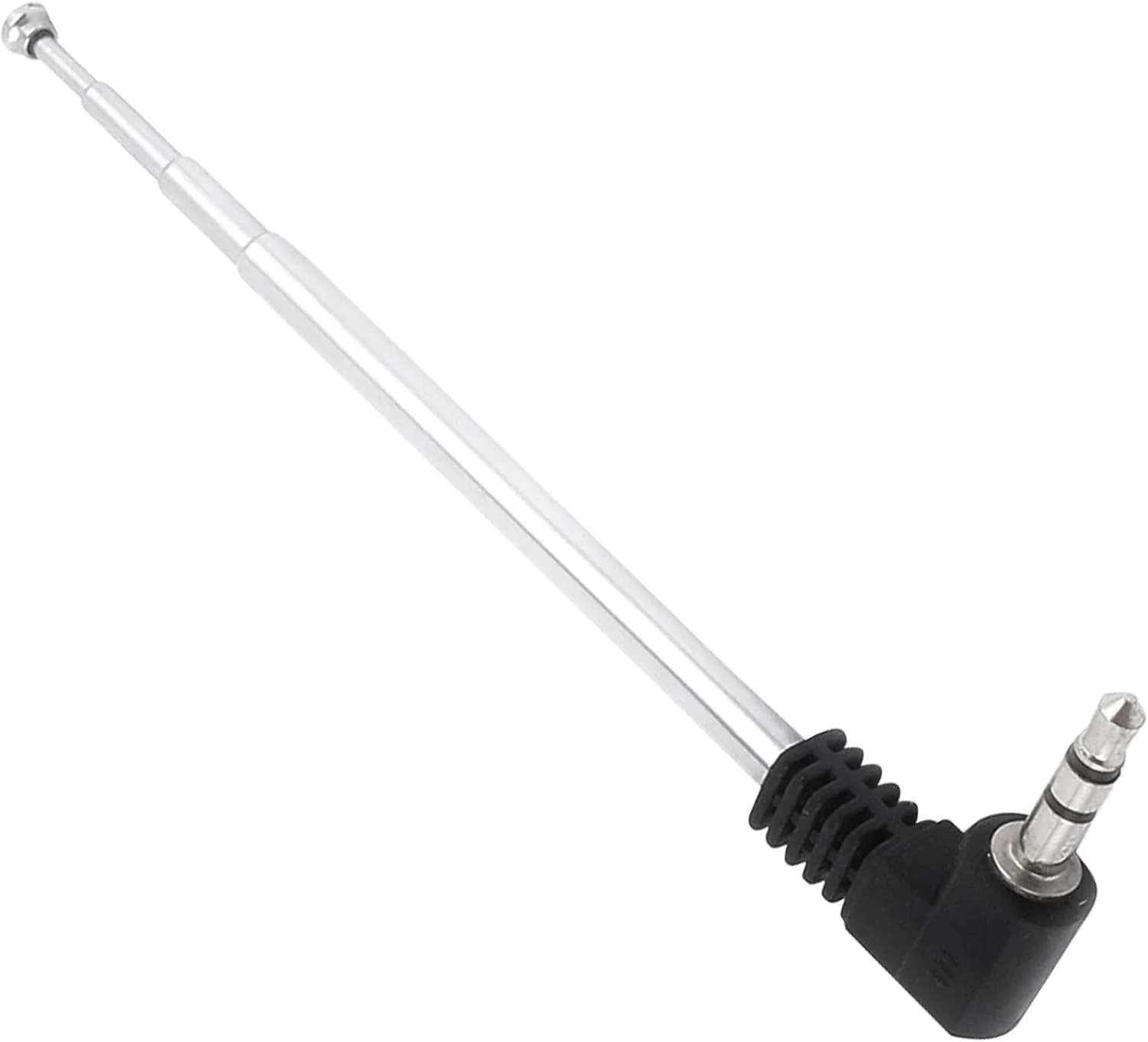 آنتن تلسکوپی FM با اتصال استریو 3.5 میلی‌متری، استیل ضد زنگ 4 قسمتی 25 سانتی‌متری، آنتن هوایی رادیو FM AM برای تلفن همراه، رادیو قابل حمل، گیرنده سینمای خانگی