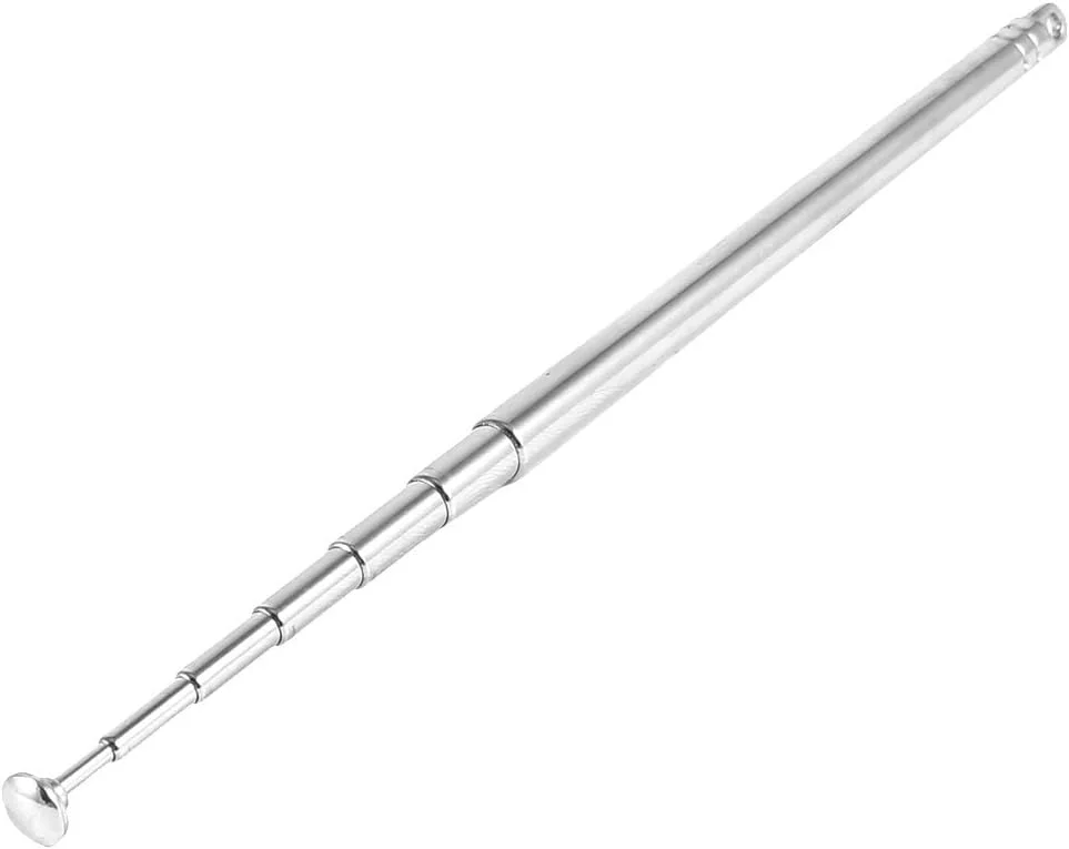 آنتن تلسکوپی رادیویی نقره ای رنگ uxcell مدل sourcing map با 7 بخش و طول 62 سانتی متر