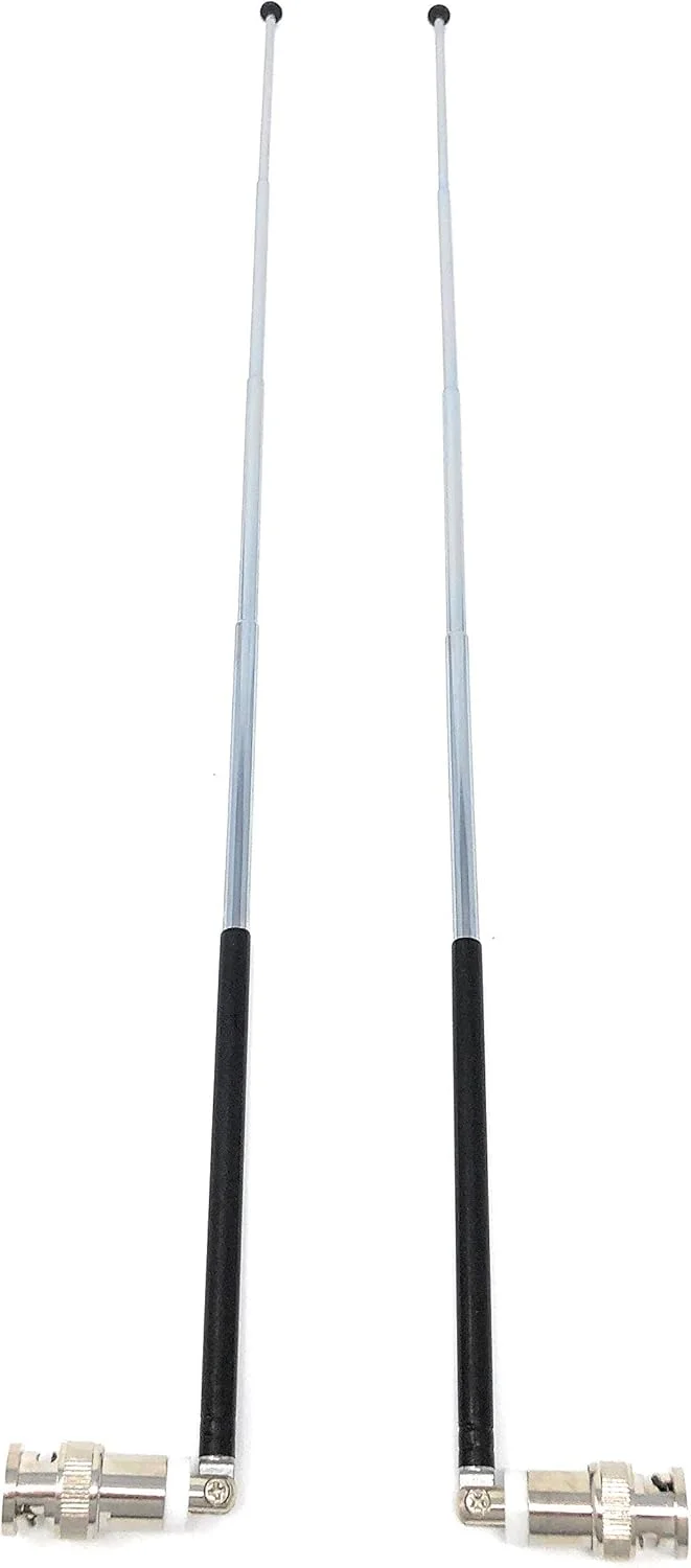 Snnisttek onlineservice-usa یک جفت آنتن تلسکوپی با اتصالات BNC برای اسکنر رادیویی قابل حمل