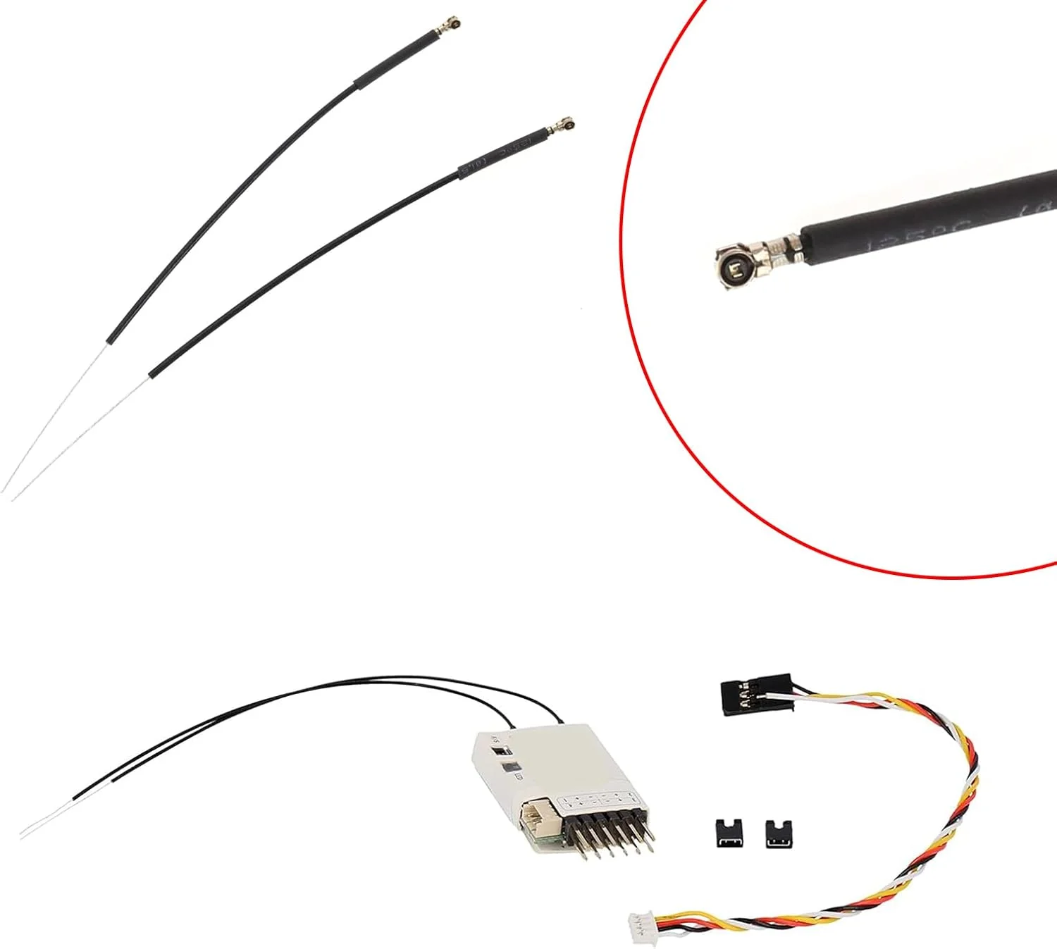 آنتن گیرنده IPEX فرکانس 2.4G مدل SING F LTD، 20 عددی، 2400-2485 مگاهرتز، سازگار با Frsky X4R X4RSB XM+S6R S8R F30 F3OP F40 F4OP، مشکی