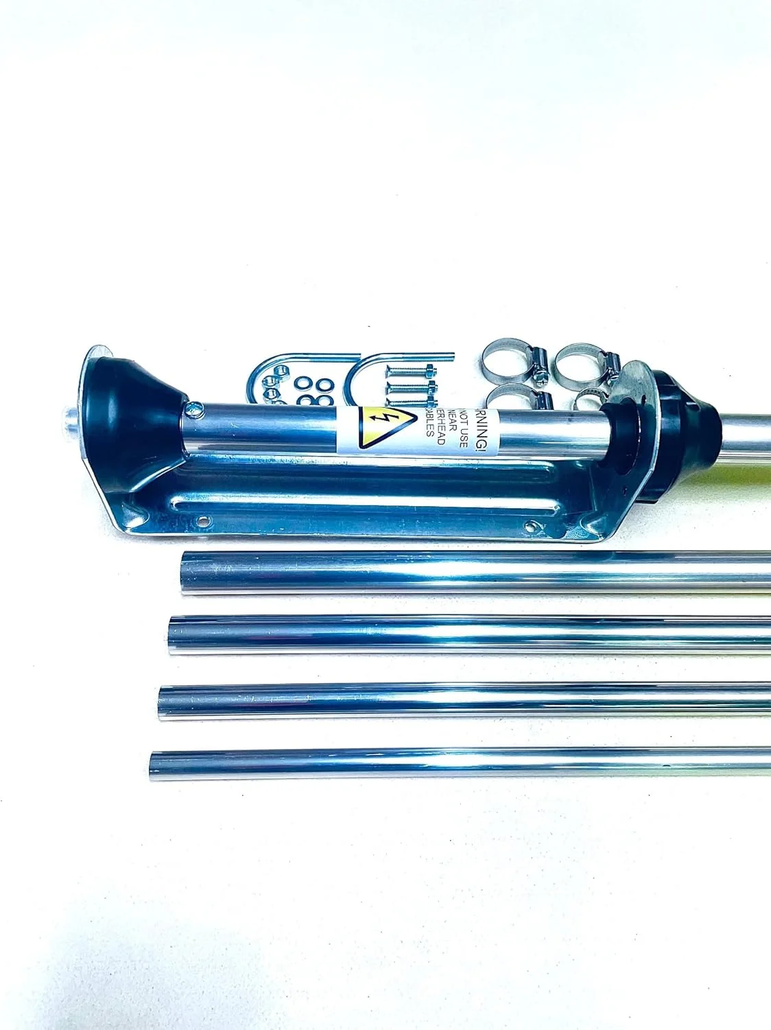 آنتن ایستگاه پایه سیگما ونوم 1/2 موج میله نقره ای CB، 10 و 11 متر