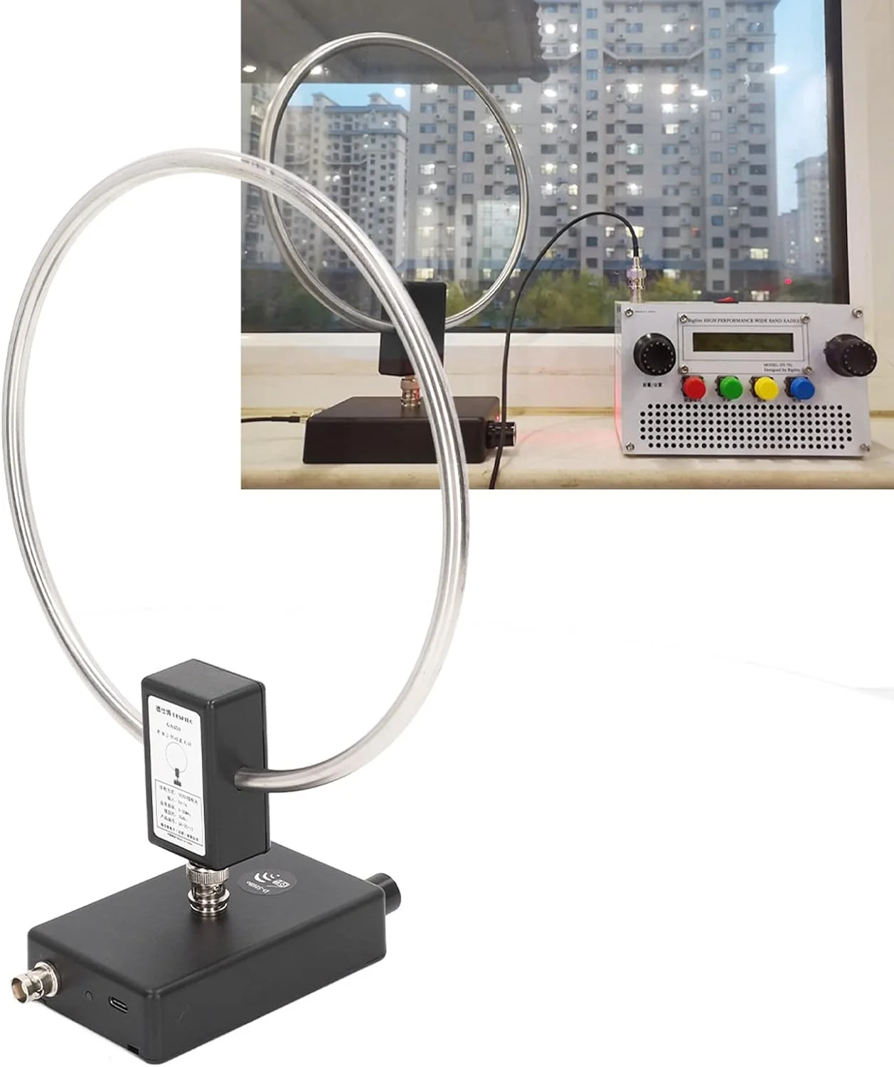 رادیو موج کوتاه 23×23×5 رادیو استیل ضد زنگ برای دریافت داخلی 2. 3 30 مگاهرتز