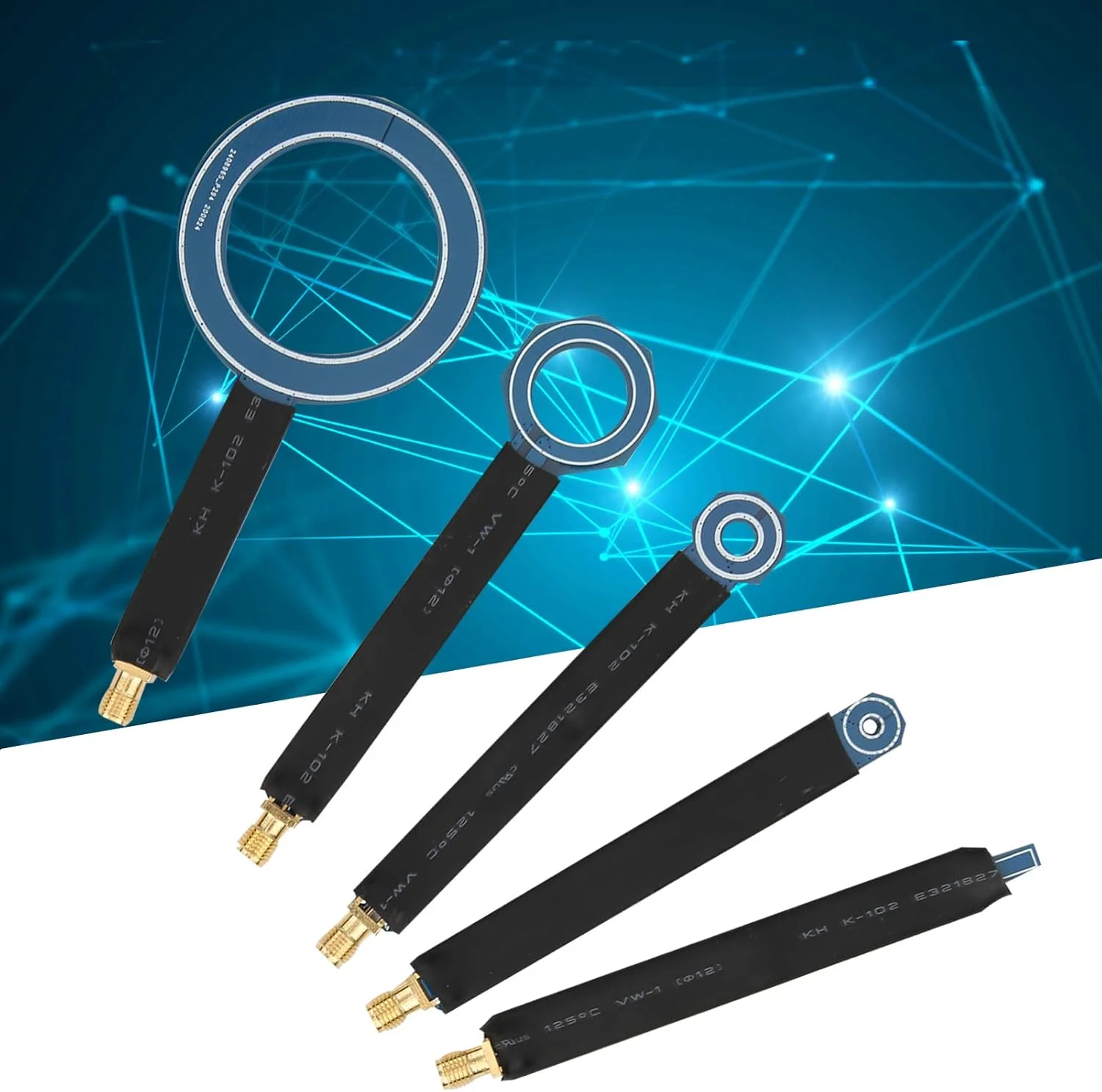 پراب میدان نزدیک EMC EMI، 5 عددی، آنتن پراب میدان مغناطیسی هدایت و تابش، مکان یابی منبع تداخل آنتن پراب مغناطیسی