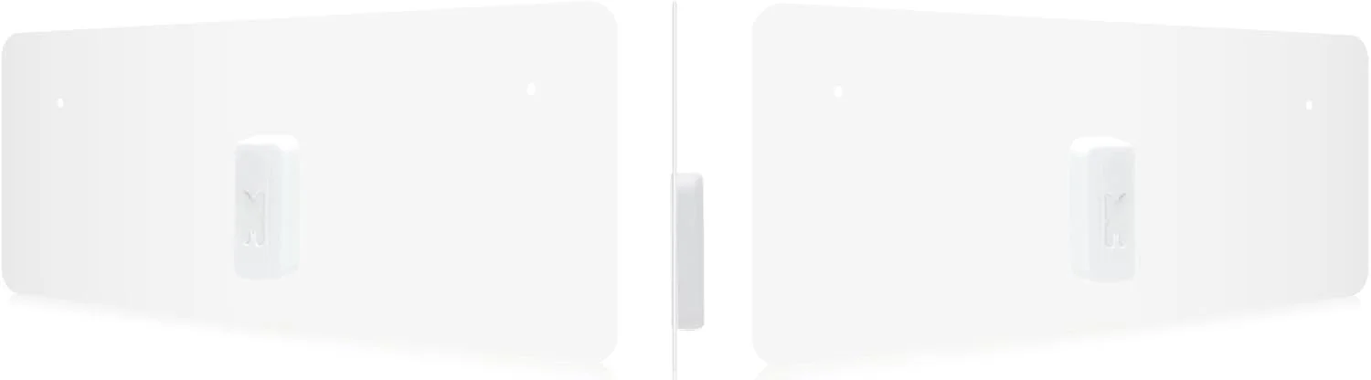 آنتن فوق العاده نازک کاغذی داخلی تلویزیون HD مدل RGTech Monarch 40 سفید - برد واقعی 40 مایل، دریافت چند جهته، فناوری UWB و فیلتر 4G برای حداکثر تیونر تلویزیون UHF/VHF/FM/USB/DVB-T/DAB