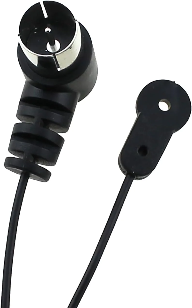 آنتن رادیویی FM استریو داخلی RLECS، 2 عددی، کابل کواکسیال 75 اهم، طول سیم 1.5 متر، برای گیرنده استریو خانگی رومیزی