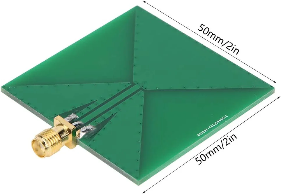 آنتن UWB قابل اعتماد، آنتن باند پهن Ultra 1 تا 2 DC-5G 50 (اهم) با PCB