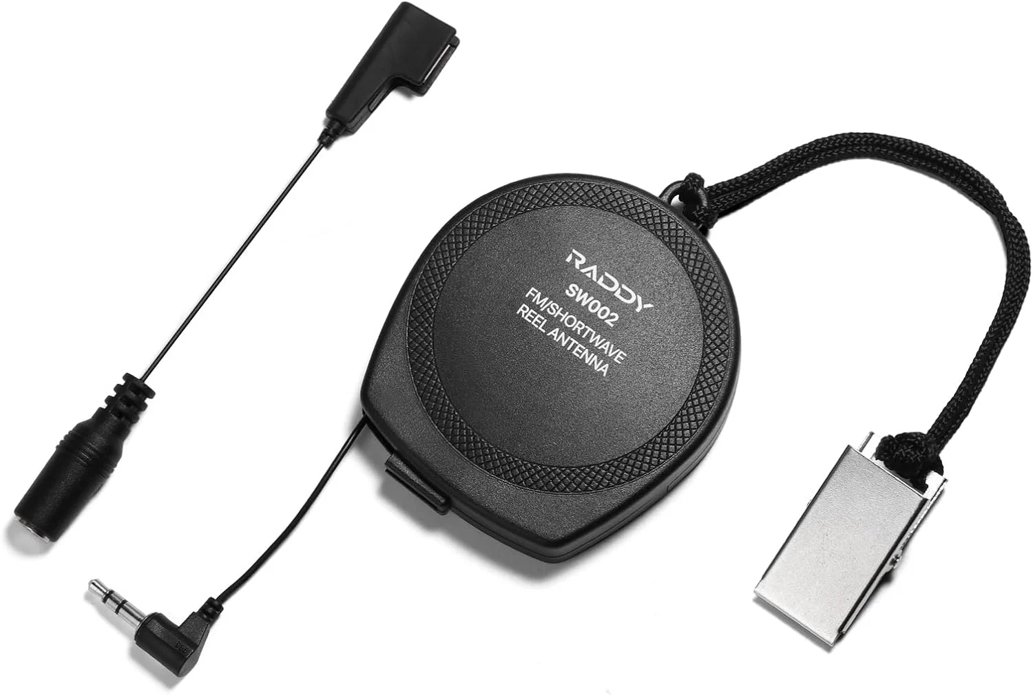 آنتن قرقره ای موج کوتاه/FM رادیویی Raddy SW002، آنتن خارجی 7.2 متری برای افزایش دریافت سیگنال، سازگار با تمام رادیوهای SW، RF919، RF320، RF750، RF757، RF75A، RF886، RF206، RE40، DSP2