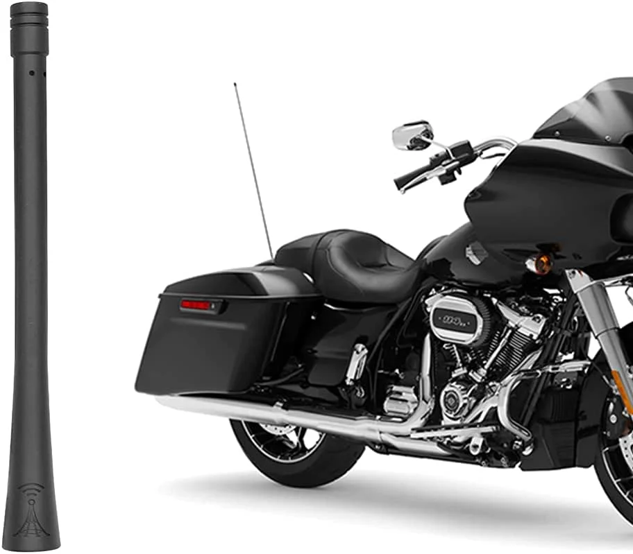 آنتن کوتاه شیک سازگار با موتورسیکلت، مدل های منتخب، آنتن رادیویی کوتاه 6 اینچی AM FM، میله آنتن لاستیکی انعطاف پذیر