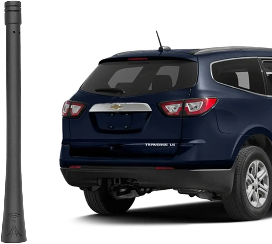 آنتن کوتاه شیک PYGHAP سازگار با مدل های انتخابی شورلت، جی ام سی، لینکلن، کادیلاک و بیوک، آنتن رادیویی 6 اینچی کوتاه AM FM، ضد کارواش، میله آنتن لاستیکی انعطاف پذیر