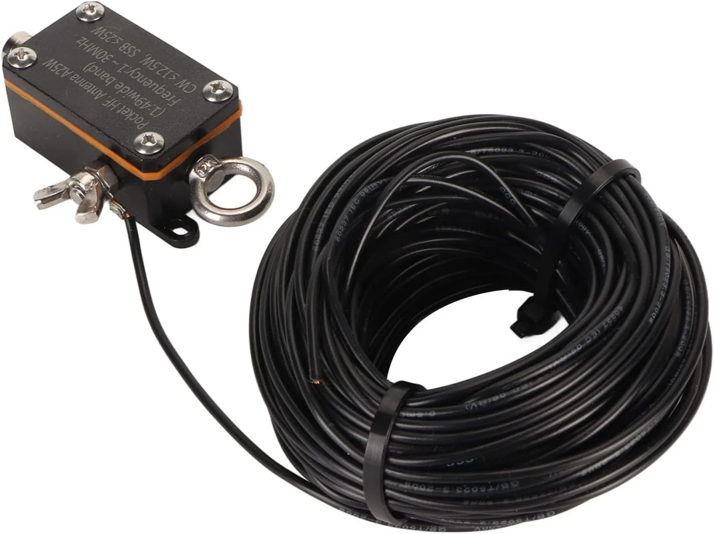 آنتن مالی حرفه ای PVC برای ارتباطات موج کوتاه 1-30 مگاهرتز FE8 CW SSB 1:49 Balun Antena برای مونتاژ و حمل و نقل آسان