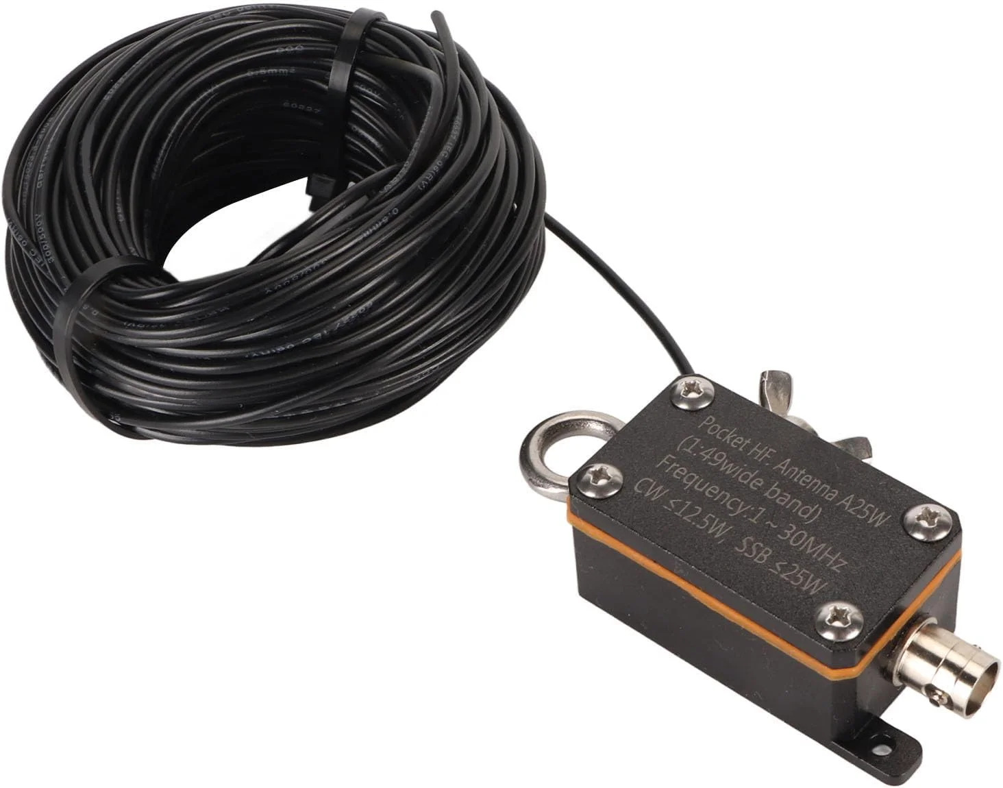 آنتن مالی حرفه ای PVC برای ارتباطات موج کوتاه 1-30 مگاهرتز FE8 CW SSB 1:49 Balun Antena برای مونتاژ و حمل و نقل آسان