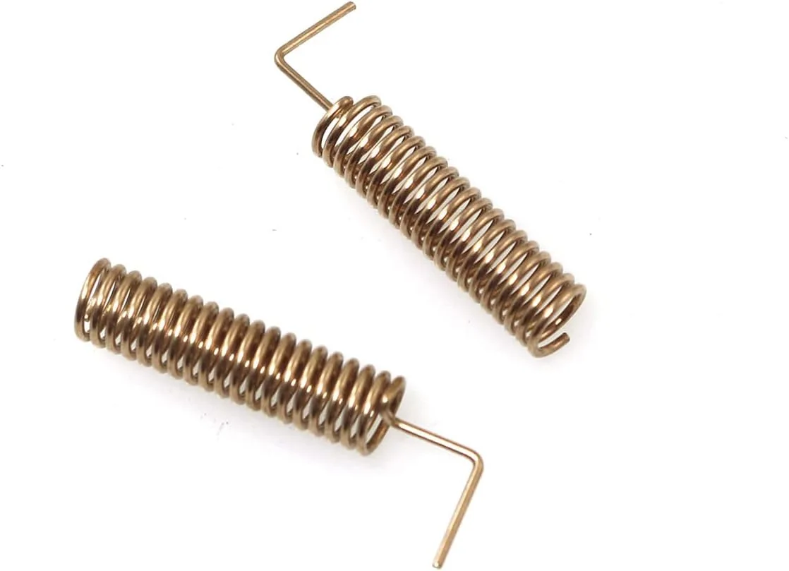 آنتن فنری PZRT، 4 عدد، آنتن مارپیچ انتقال داده، برنزی 470 مگاهرتز