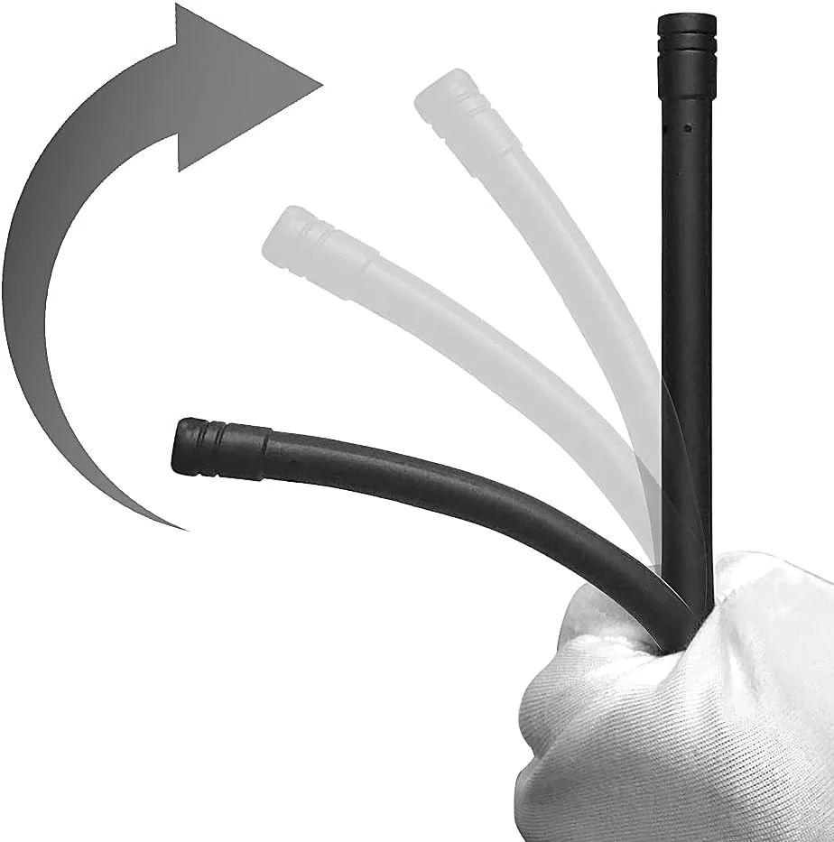 آنتن کوتاه شیک سازگار با مدل های منتخب هوندا آکورا مزدا سوبارو سوزوکی، آنتن رادیویی کوتاه 6 اینچی AM FM، ضد کارواش، میله آنتن لاستیکی انعطاف پذیر