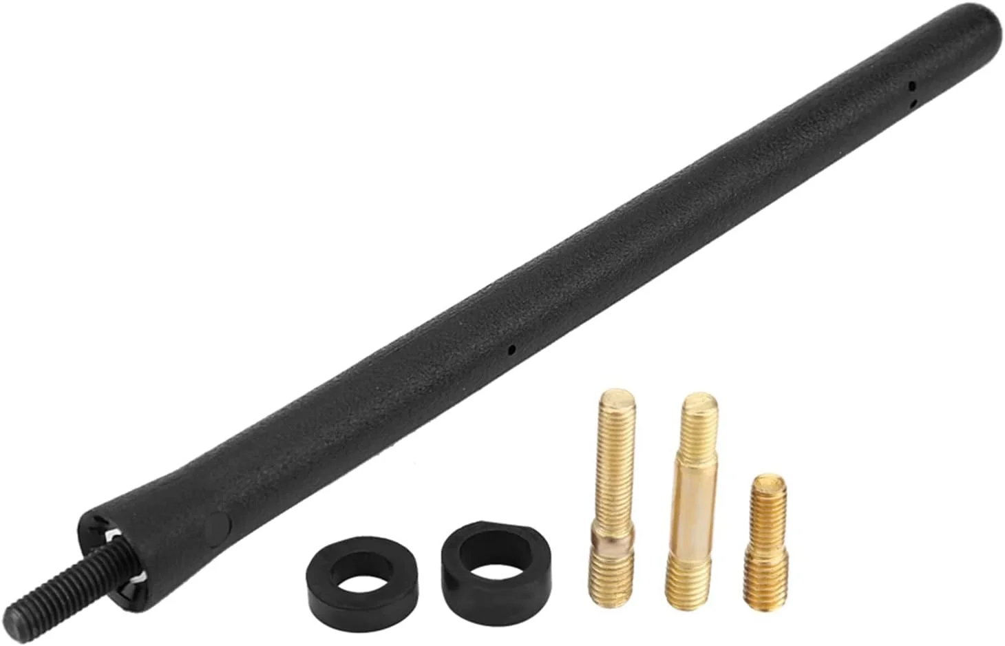 آنتن POENVFPO، آنتن رادیویی خودرو 6.75 اینچی، میله رزوه ای پیچ رادیویی AM FM برای تمام مدل های 2000-2019