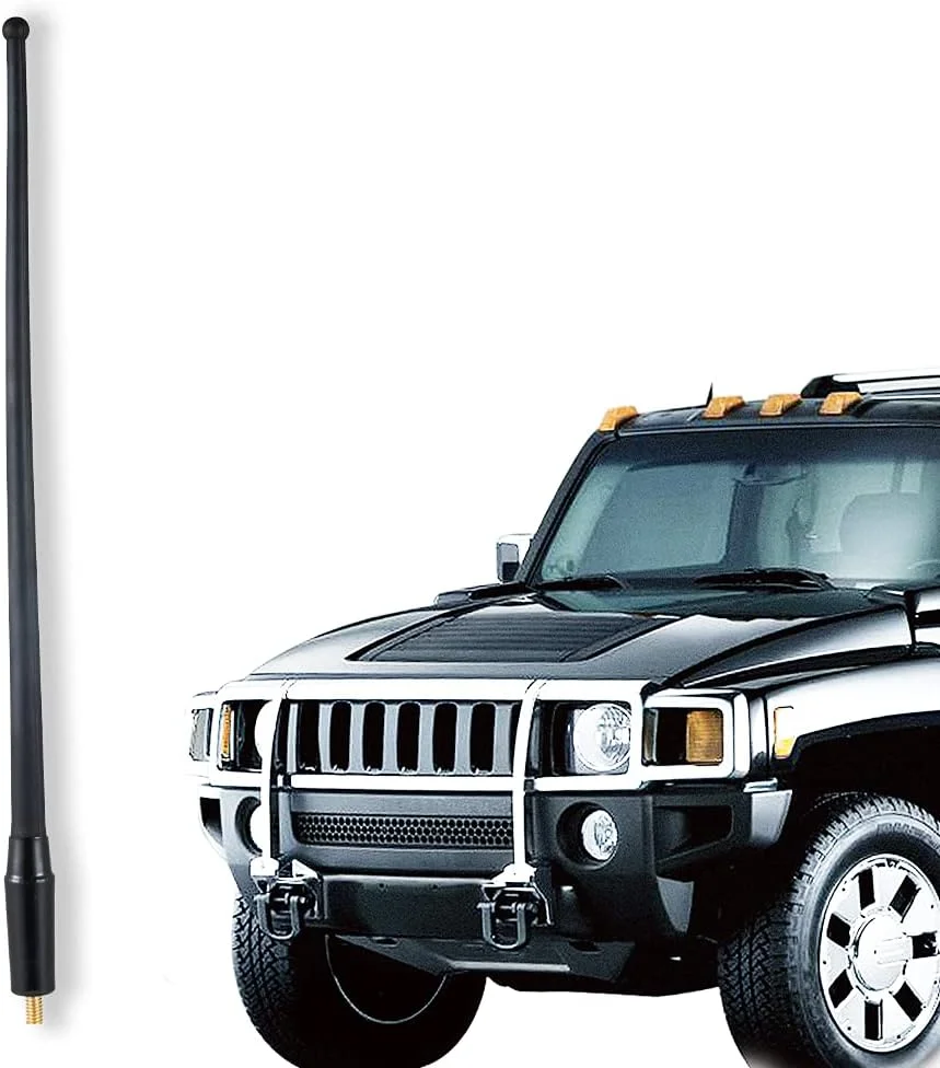 آنتن کوتاه و انعطاف پذیر 36.5 سانتی متری خودرو 14 اینچی، جایگزین میله آنتن خودرو برای رادیو FM/AM