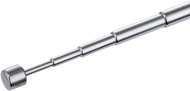 آنتن تلسکوپی 7 قسمتی با کانکتور نری تلویزیون POBADY، آنتن تلسکوپی PAL با طول 71.5 سانتی متر برای دریافت استریو FM AM تلویزیون DVB-T DVB-T2