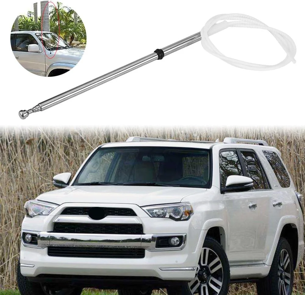 آنتن POENVFPO، آنتن هوایی رادیو اتومبیل FM AM 86337-35111، میله آنتن سقفی استریو اتومبیل برای N180 1996-2002 LN165 Surf KZN185 1996-2005 8633735111