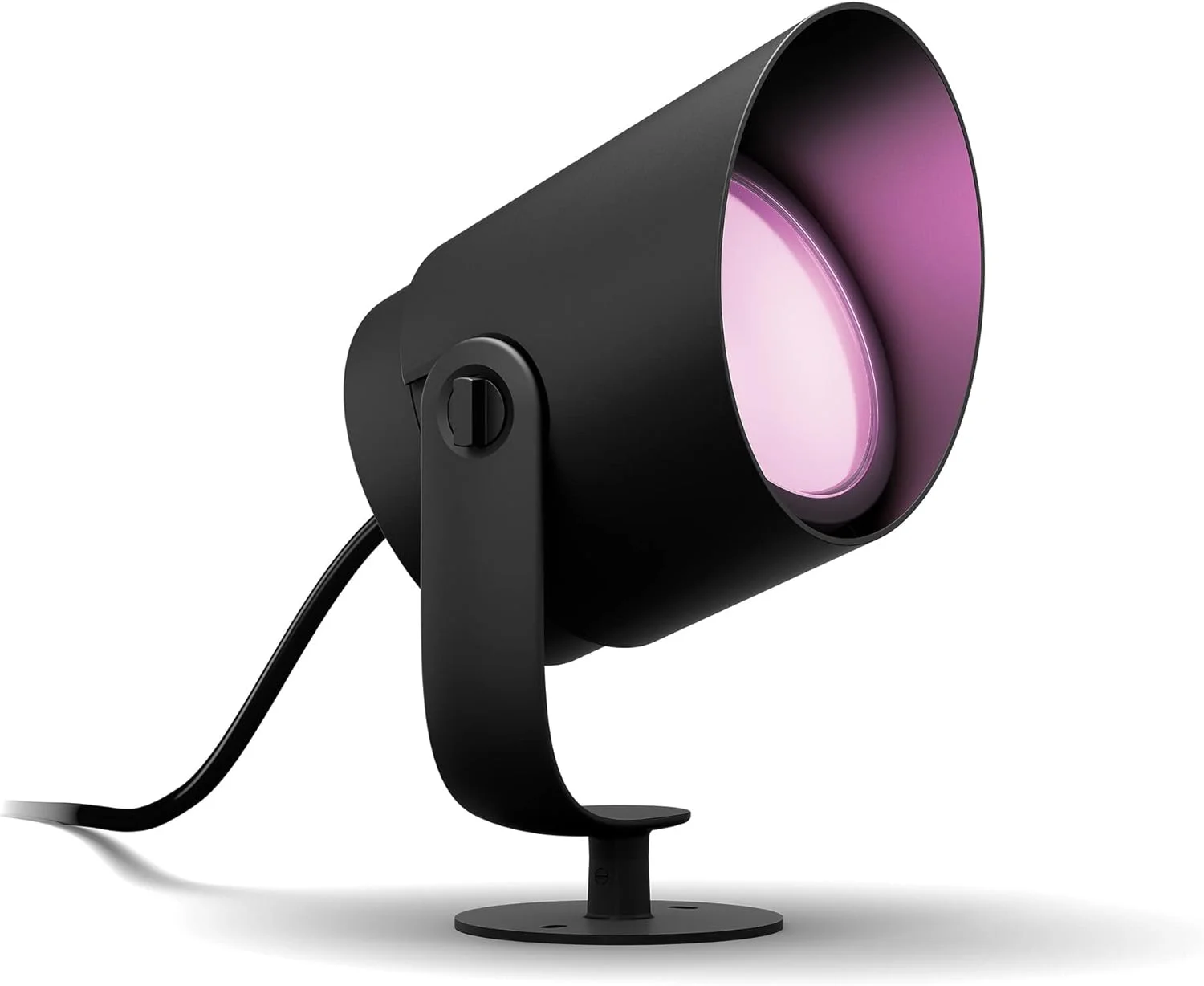 چراغ هوشمند LED فیلیپس Hue Lily XL با نور سفید و رنگی برای فضای باز [فقط افزونه]، نیاز به Hue Bridge + کیت پایه (جداگانه فروخته می شود)، کار با الکسا، دستیار گوگل و Apple Homekit.