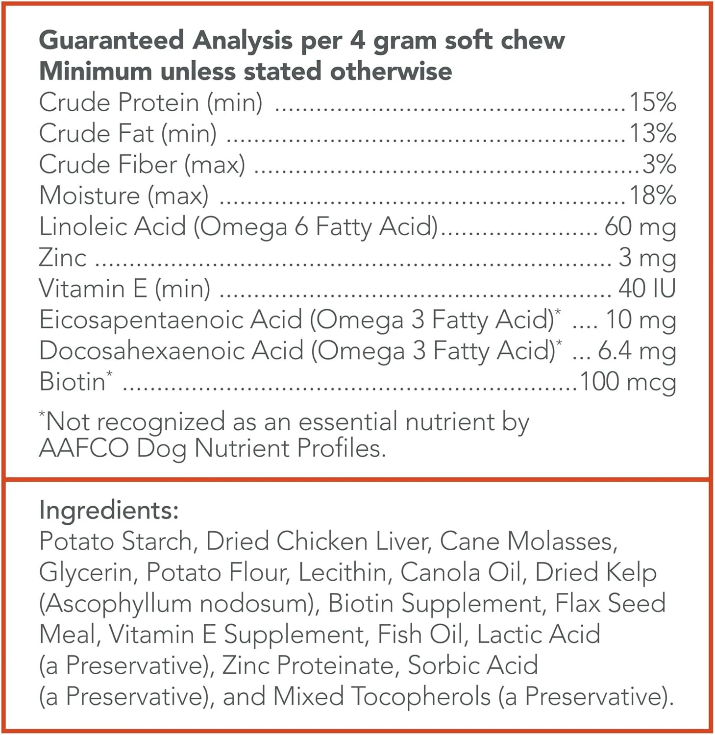 جویدنی های نرم سگ Vet's Best - پوست و مو (بسته 1 عددی)