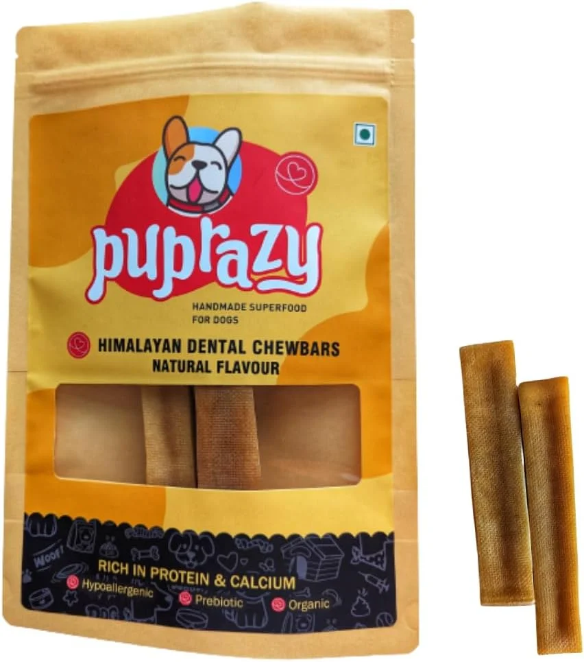 جویدنی پنیر یاک برای سگ - هیمالیایی | مناسب سگ تا 7 کیلوگرم | سایز کوچک (بسته 2 عددی، 40 گرمی)